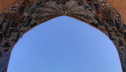 نمای دیده نشده از شهر یزد | تصاویری خاص از میان مناره مسجد جامع
