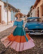 فیلم و تصاویر | ویراژ خوشرنگ‌های کلاسیک آمریکایی در کوبا | خودروهای قدیمی جاذبه گردشگری شدند