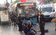 فیلم | لحظه زیر گرفتن مسافران توسط یک راننده اتوبوس در استانبول | ایرانی‌ها هم در میان مجروحان هستند