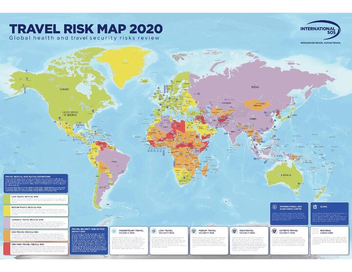 خطرناک‌ترین کشورهای دنیا برای سفر در ۲۰۲۰ ؛ امن‌ترین کشور را بشناسید | خاورمیانه و آفریقا ناامن‌ترین شدند