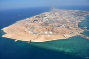 سفر برادر امیر قطر به جزیره ابوموسی | انتشار تصویر جزیره ابوموسی با پرچم ایران