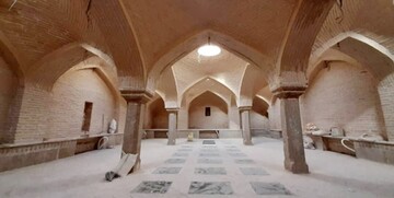 پیشرفت 90 درصدی مرمت حمام تاریخی مسجد جامع شهرکرد