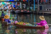 بازارهای شناور بانکوک، جاذبه‌های گردشگری تکرار نشدنی! | بهترین غذاهای سنتی تایلندی در دامنوئن سادواک