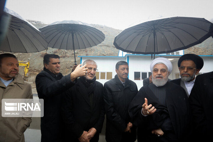 افتتاح منطقه یک آزادراه تهران- شمال