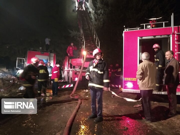 آتش در دومین بیمارستان تاریخی ایران