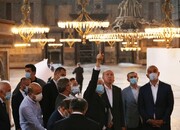 بازدید اردوغان از مسجد «ایا صوفیه»