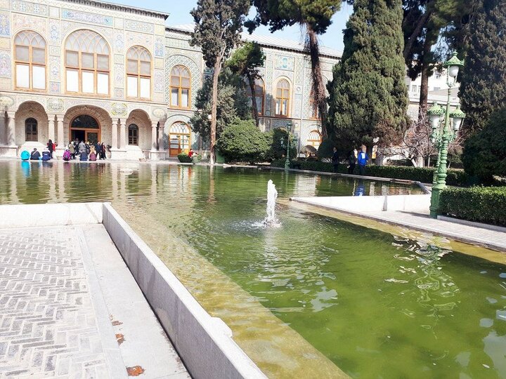 ورود به کاخ گلستان از باب‌ عالی | ورودی کاخ گلستان از سمت خیابان ناصرخسرو باز می شود