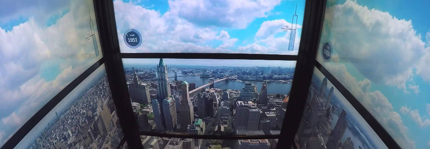 سوار آسانسور بلندترین آسمانخراش آمریکا شوید این ویدئو را می‌بینید | 515 سال تاریخ منتهن در 47 ثانیه