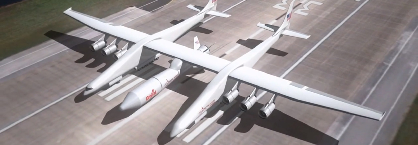 فیلم│ بزرگ‌ترین هواپیمای جهان در انتظار اولین پرواز آزمایشی│ هواپیمایی با دو اتاقک و 6 موتور جت