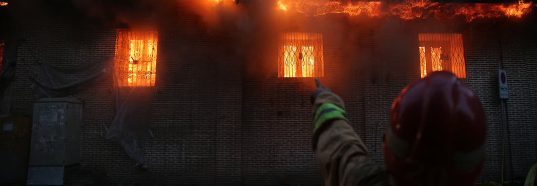 فیلم | اظهارات شاهدان عینی آتش سوزی مسجد جامع ساری