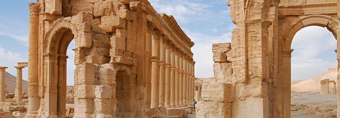 بازسازی شهر باستانی پالمیرای سوریه توسط متخصصان روسیه