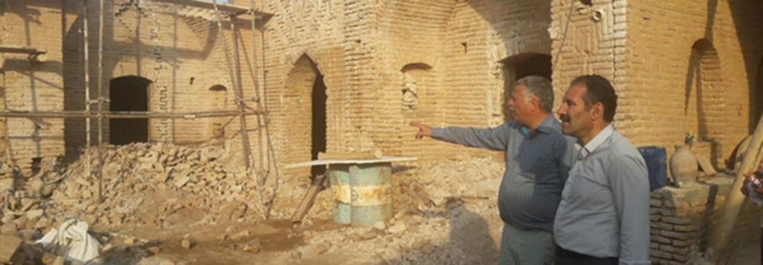 تبدیل کاروانسرای مشجری در مسیر گردشگری روستای مصر به مرکز اقامتی | مرمت کاروانسرا آغاز شد