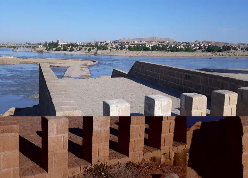 چهره «بند میزان» ؛ یادگار ساسانیان از زیر آب بیرون آمد | 14 روز عجیب برای اثر تاریخی شوشتر