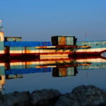 کشتی آرتمیا پس از 7 سال در دریاچه ارومیه شناور شد