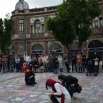 قلب‌های رنگی در میدان تاریخی تهران | گردشگرانی که مهربانی را در بافت تاریخی تهران ترویج کردند