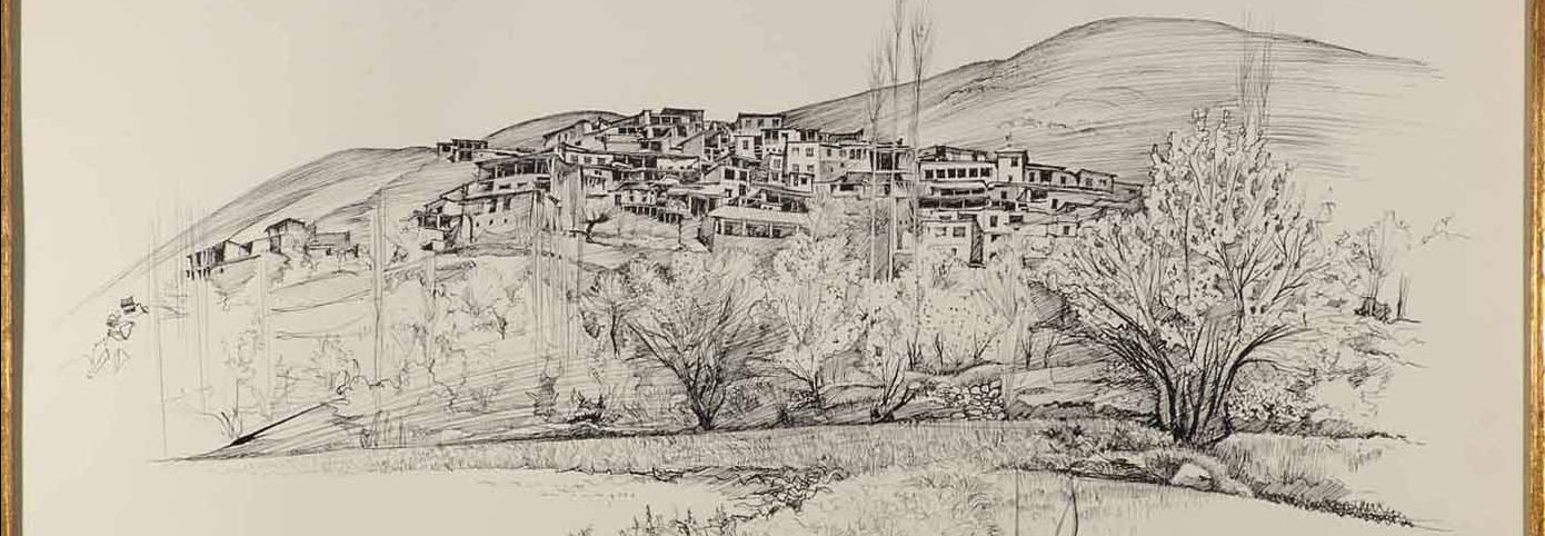 نقاشی‌های نفیس از مکان‌های تاریخی ایران در کاخ نیاوران