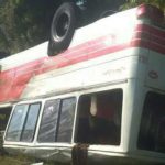 فیلم | واژگونی مرگبار مینی‌بوس در شفت گیلان | دو مسافر کشته شدند