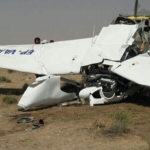 فیلم | محل سقوط هواپیمای فوق سبک در استان سمنان | دو سرنشین هواپیما کشته شدند