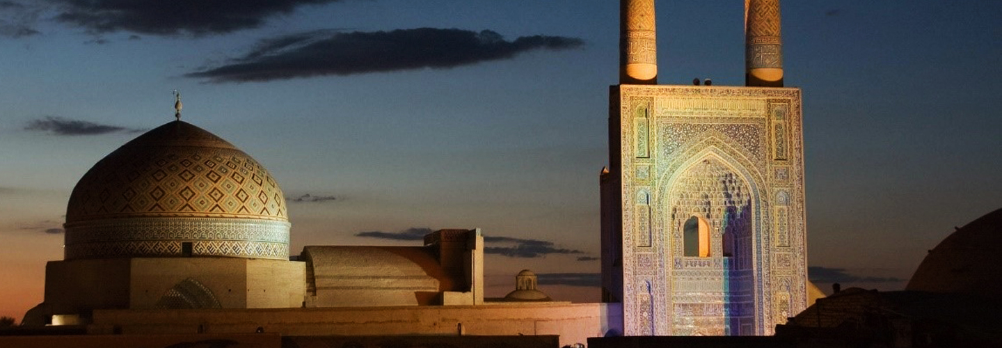 دل ربودی و ... | نمای دیدنی از مسجد جامع یزد با آواز استاد شجریان